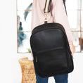 Load image into Gallery viewer, Black Waverly Backpack - Viv & Lou® - BagNook