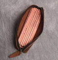 Load image into Gallery viewer, (brown)The Paavo Leather Pen Case | Leather Makeup Pouch - BagNook