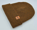 Load image into Gallery viewer, Cuffed Traditional Wide Ribbed, Orange/Black