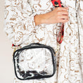 Load image into Gallery viewer, Blair Clear Crossbody Bag - Viv & Lou® - Black - BagNook