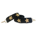 Load image into Gallery viewer, Black & Gold Star Beaded - Cross Strap by Viv & Lou® - BagNook