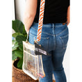 Load image into Gallery viewer, Orange Tiger Stripe Beaded - Cross Strap by Viv & Lou® - BagNook