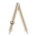 Load image into Gallery viewer, Natural Glitter Stripe Cross Strap by Viv & Lou® - BagNook
