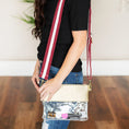 Load image into Gallery viewer, Garnet Stripe Crossbody Strap by Viv & Lou® - BagNook