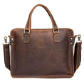 Load image into Gallery viewer, The Viggo Briefcase | Genuine Leather Messenger Bag w/adj straps - BagNook