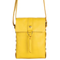 Load image into Gallery viewer, Jane Long Crossbody w/Top Flap & Tassel - Canary Yellow - BagNook