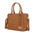 Load image into Gallery viewer, (tan)Cairo M Signature Satchel by Mia k - BagNook