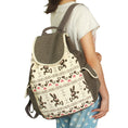 Load image into Gallery viewer, Happy Trip Fabric Art School Daypack - BagNook