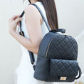Load image into Gallery viewer, (black)Dimitria Quilted Daypack by Mia K - BagNook