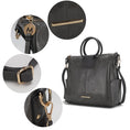 Load image into Gallery viewer, (charcoal)Zori Tote Handbag w/Pouch & Wallet by Mia k - BagNook