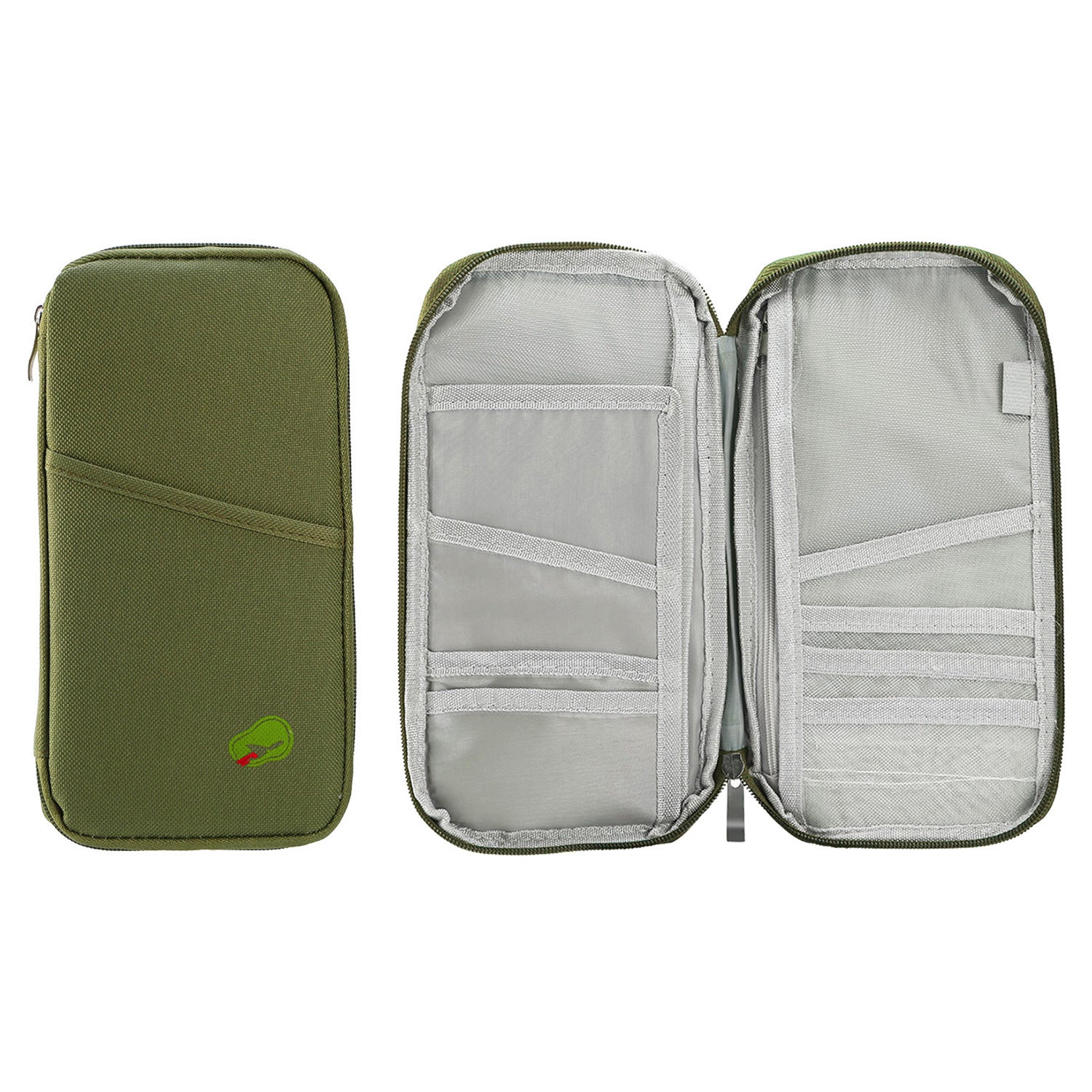 (limon green)Travel Passport Wallet 12Cells - BagNook