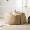 Load image into Gallery viewer, Jaxx Saxx 5 Ft Large Bean Bag, Camel - BagNook