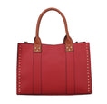 Load image into Gallery viewer, (wine)Davina Tote Set w/wallet her Crossover Womens Purse by Mia K - BagNook