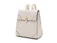 Load image into Gallery viewer, (ivory)Sansa Vegan Leather Backpack by Mia k - BagNook