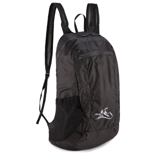 (black)HIKE Back - Folding & Compact Backpack - BagNook