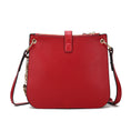 Load image into Gallery viewer, (red)Kiltienne Crossbody Handbag Vegan Leather by Mia K - BagNook