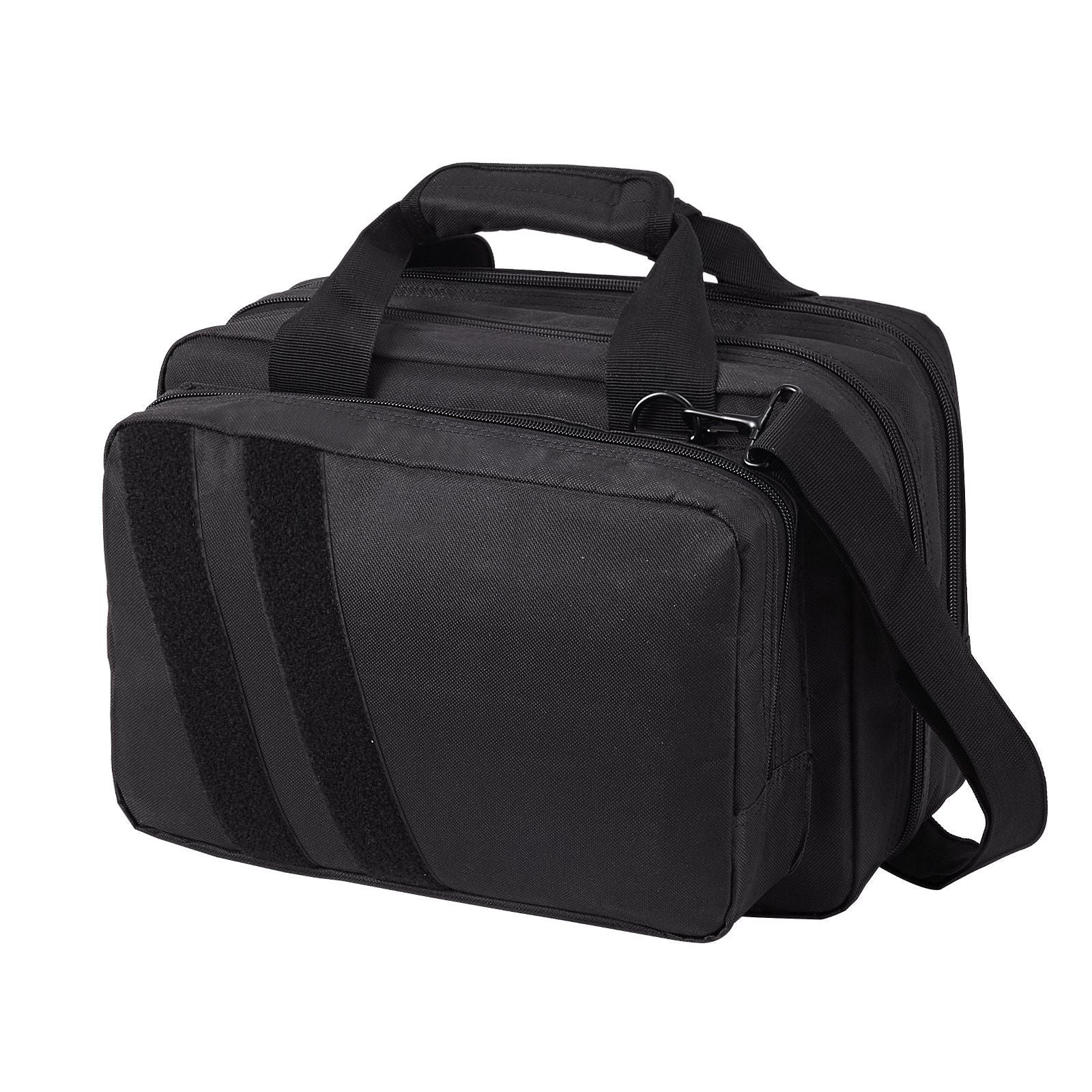 VEVOR Tactical Pistol Bag with 2 Pistol Cases - Black - BagNook