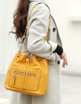 Load image into Gallery viewer, (yellow)Larissa Women's Bucket Bag with Wallet by Mia k - BagNook