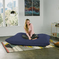 Load image into Gallery viewer, Jaxx 5.5 ft Pillow Saxx Bean Bag Pillow, Navy - BagNook