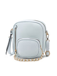 Load image into Gallery viewer, (light blue)Winona Vegan Leather Crossbody by Mia k - BagNook