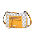 Load image into Gallery viewer, (mustard)Essie Circular Print Crossbody Bag by Mia K - BagNook