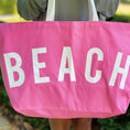 Load image into Gallery viewer, (pink)Let's Do Beach - Canvas Tote - BagNook