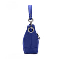 Load image into Gallery viewer, (royal blue) Hobo Bag with Silver-Tone Hardware - bagNook.com