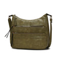 Load image into Gallery viewer, (olive)Oakley Shoulder Bag Vegan Leather by Mia K - BagNook