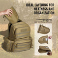 Load image into Gallery viewer, VEVOR Tactical Range Backpack for 6 Pistols - Brown - BagNook