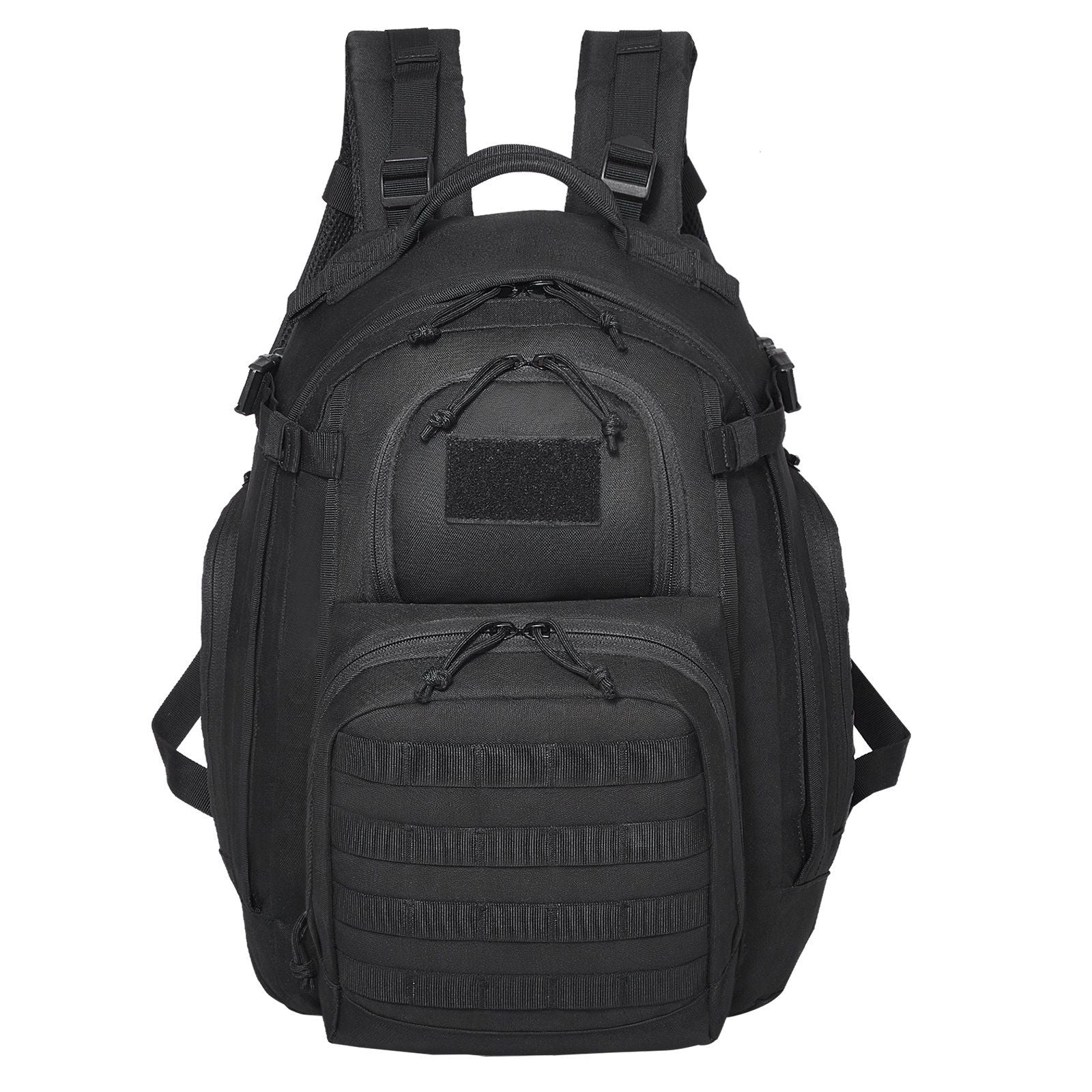 Tactical Backpack 25L Military Backpack with Molle Mode - Blk - BagNook