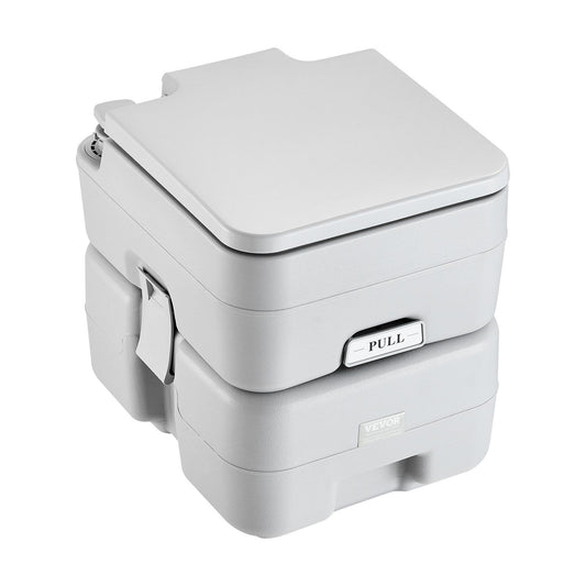 Portable Toilet for Camping, w/Bag, 5.3gal Waste Tank & 3.2gal Flush Tank - BagNook