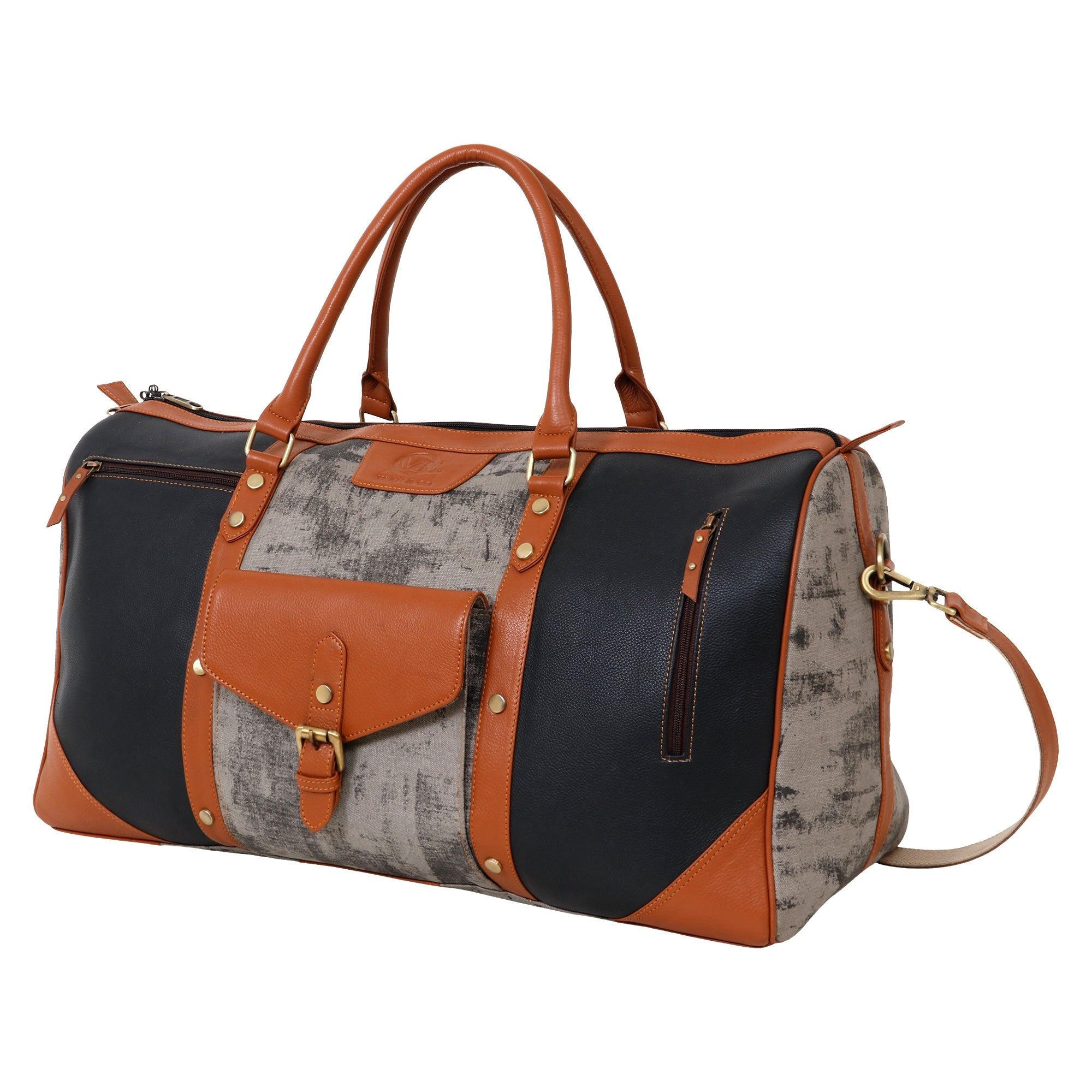 Vaan & Co. | Hardy Black Duffel - upcycled - BagNook