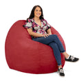 Load image into Gallery viewer, Jaxx Saxx 5 Ft Large Bean Bag, Cinnabar - BagNook