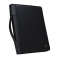 Load image into Gallery viewer, The Executive Faux Leather Binder Padfolio with Removeable 1" Ring- Black - BagNook