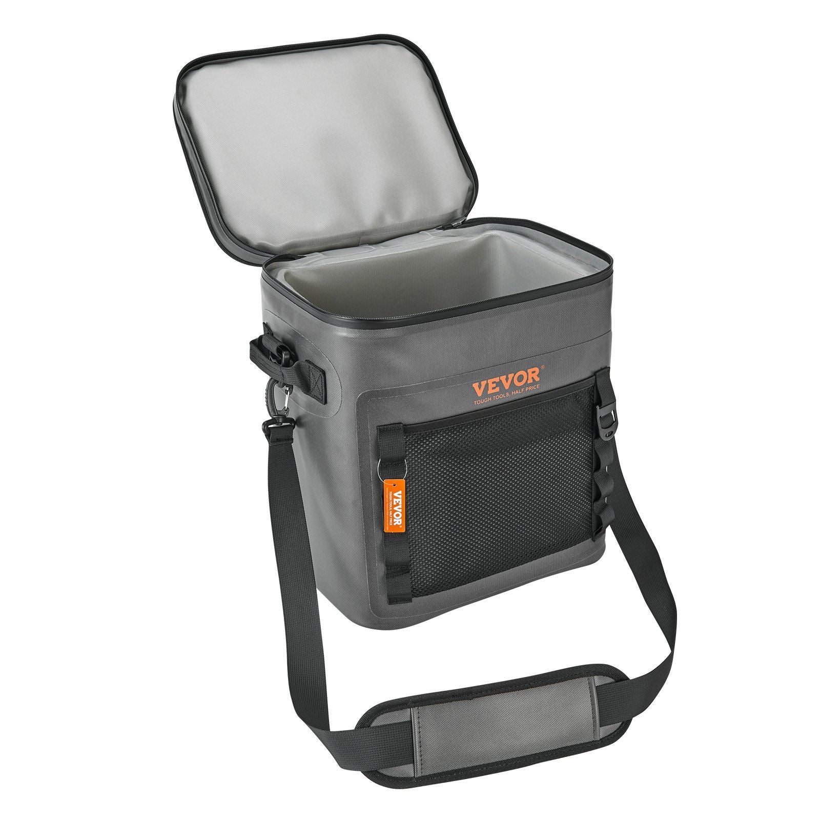 VEVOR Soft Cooler Bag, 30 Cans, Dark Gray - BagNook