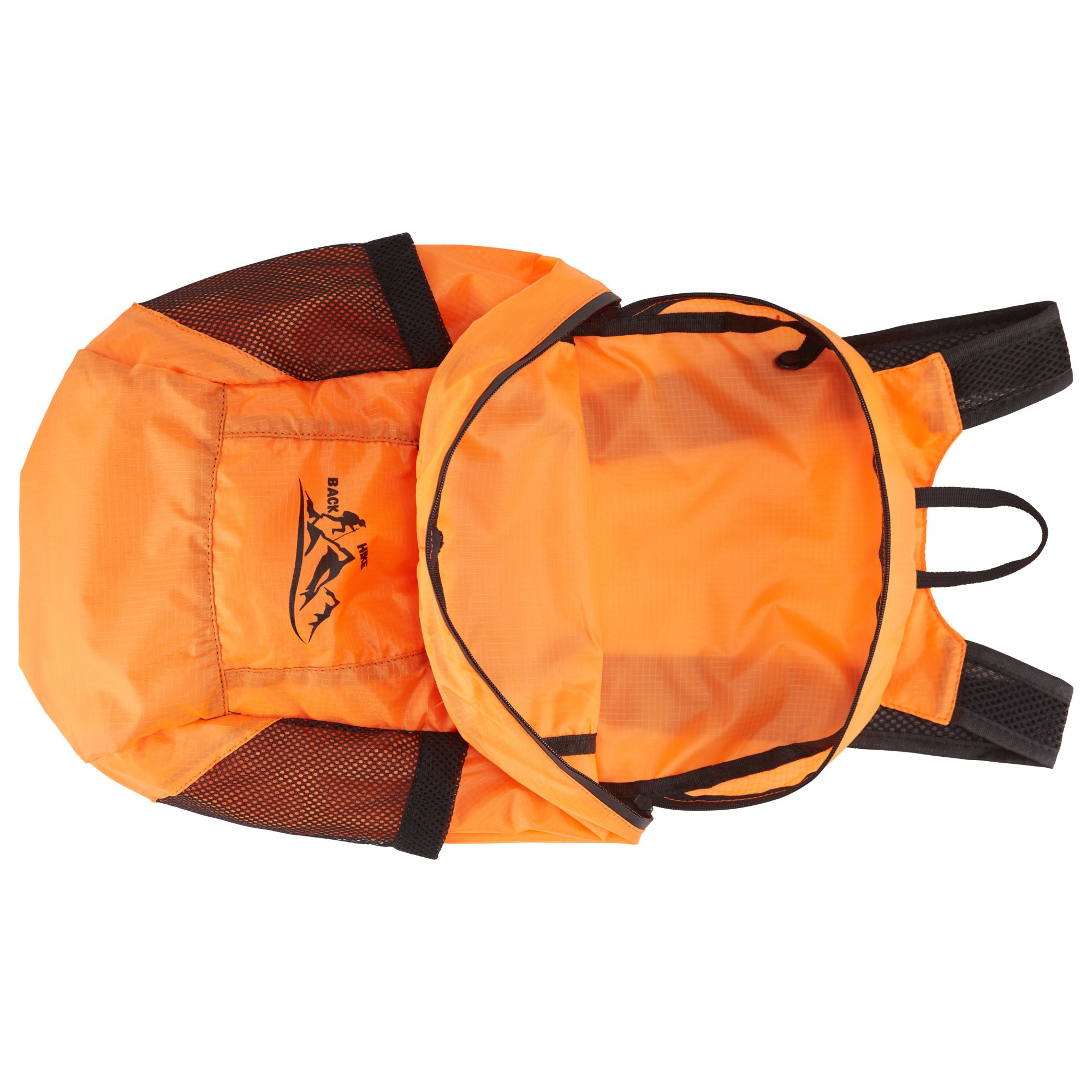 (orange)HIKE Back - Folding & Compact Backpack - BagNook