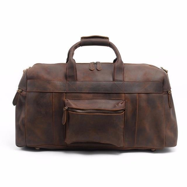 The Asta Weekender | Handcrafted Leather Duffle Bag - BagNook