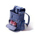 Load image into Gallery viewer, (navy)Tweed Like Diaper Backpack - BagNook