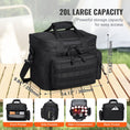 Load image into Gallery viewer, VEVOR Cooler Bag, 20L Insulated w/Molle Design, Black - BagNook