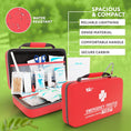 Load image into Gallery viewer, First Aid Kit, Small for Auto-Home, 121 Pieces - BagNook