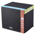 Load image into Gallery viewer, VEVOR 3 in 1 Plyometric Strength Training Jump Box - Recycled Cotton, 20/16/18", Black - BagNook