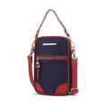 Load image into Gallery viewer, (navy wine)Sue Practical and Functional Crossbody bag by Mia K - BagNook