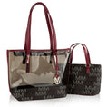 Load image into Gallery viewer, (red)Tayla 2pc Tote & Mini by Mia K - BagNook