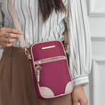 Load image into Gallery viewer, (wine blush)Sue Practical and Functional Crossbody bag by Mia K - BagNook