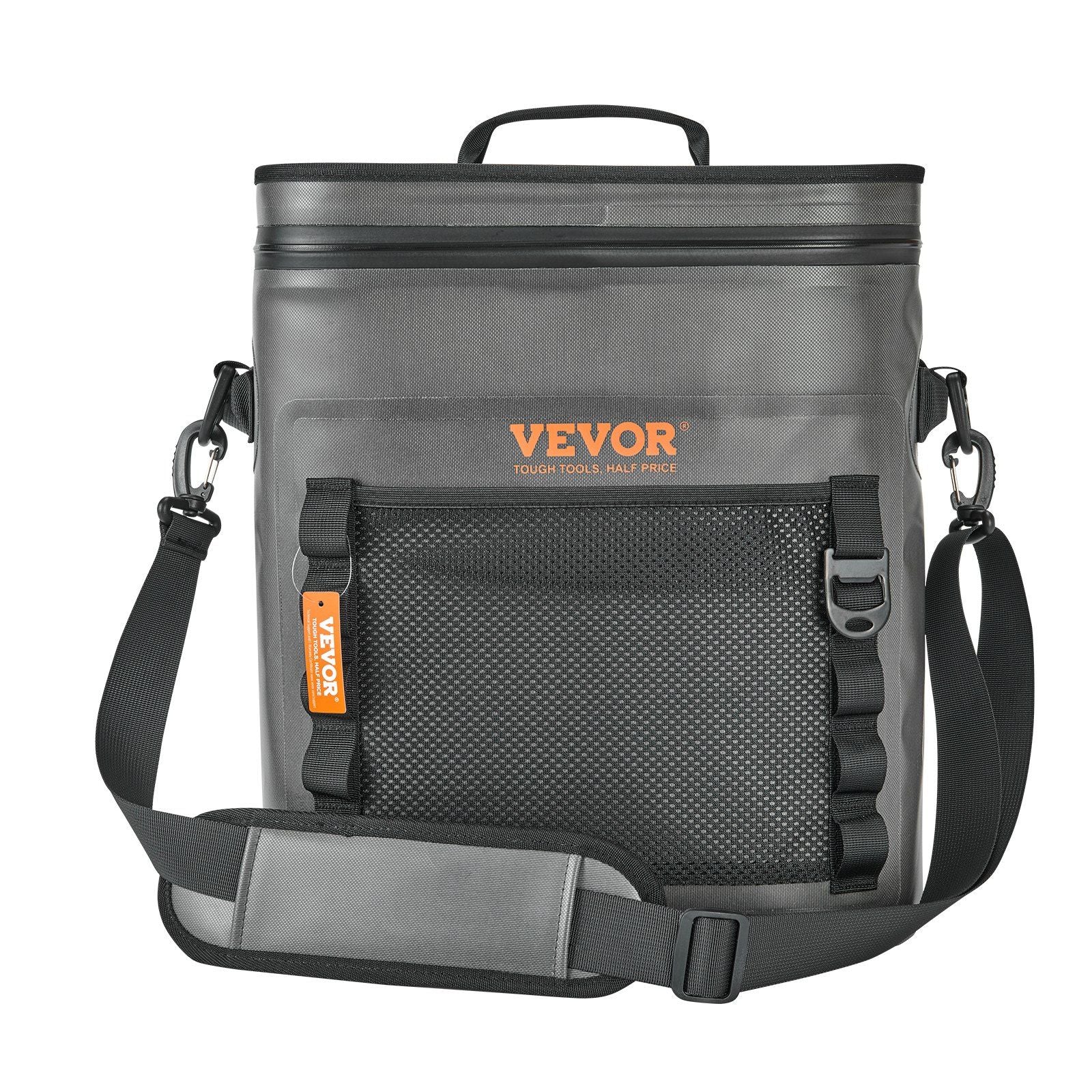 VEVOR Soft Cooler Bag, 30 Cans, Dark Gray - BagNook