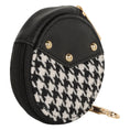 Load image into Gallery viewer, Millie Houndstooth Print Keyfob Coin Purse - BagNook
