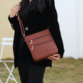 Load image into Gallery viewer, (brown)Lainey Solid Quilted Crossbody by Mia K - BagNook