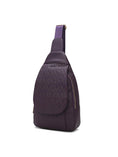 Load image into Gallery viewer, (purple)Cleisy M Embossed Women Sling Bag by MKF - BagNook