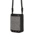Load image into Gallery viewer, Millie Houndstooth Print Bucket Bag - Upcycled - BagNook