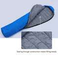 Load image into Gallery viewer, Kamperbox 3 Season Camping Sleeping Bag - Blue - BagNook